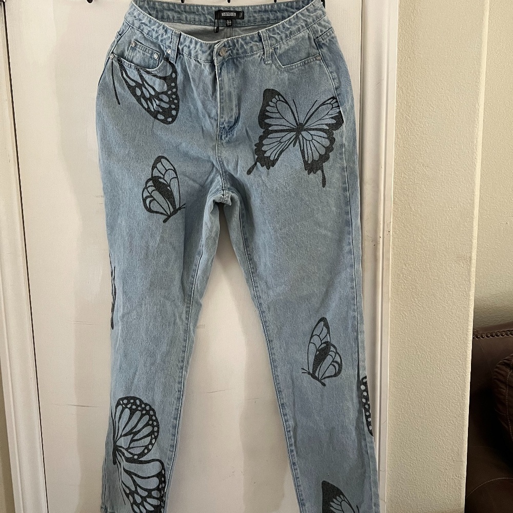 Butterfly Print Pants